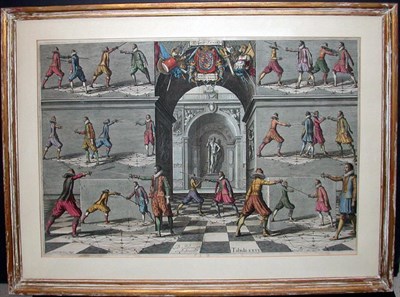 Lot 1060 - Schelte Bolwert [FENCING SCENES] Hand-colored...