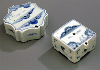 Lot 4273 - Two Korean Blue and White Porcelain Water...