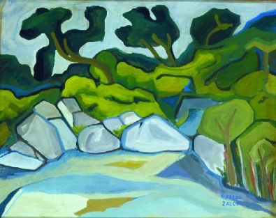 Lot 3 - Alfredo Zalce Mexican, b.1908 BEACH, ROCKS,...