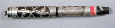 Lot 2279 - Parker Sterling Silver Fountain Pen Pierced...