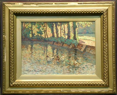 Lot 2040 - Gino Romiti Italian, 1881-1967 LEGHORN PUBLIC...