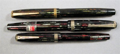 Lot 2275 - Three Assorted Parker Duofold Fountain Pens