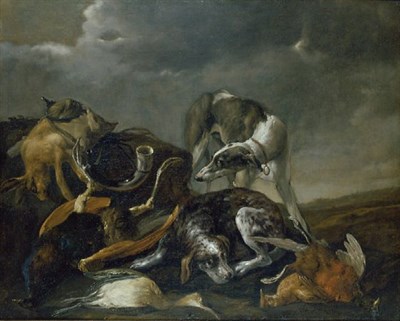 Lot 42 - Elias Vonck Dutch, 1605-1652 AFTER THE HUNT, A...
