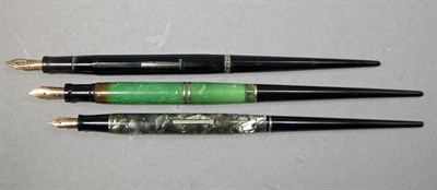 Lot 2264A - Three Assorted Eversharp Desk Fountain Pens