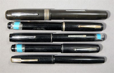 Lot 2264G - Five Assorted Waterman Fountain Pens Including...