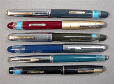 Lot 2264H - Six Assorted Waterman Fountain Pens