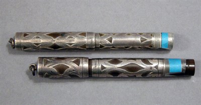 Lot 2264I - Two Ladys' Waterman Sterling Silver Filigree...