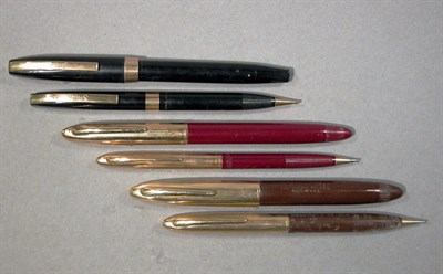 Lot 2293 - Three Assorted Sheaffer Fountain Pen and...