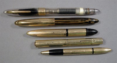 Lot 2290 - Four Assorted Sheaffer Fountain Pens; Together...