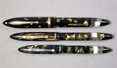 Lot 2322 - Three Sheaffer Fountain Pens Including one...