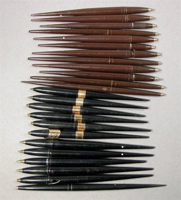 Lot 2321 - Twenty-Four Assorted Sheaffer Ball Point Desk...
