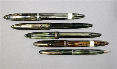 Lot 2319 - Four Assorted Sheaffer Fountain Pens; Together...