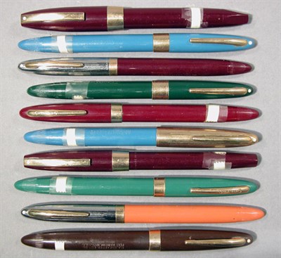 Lot 2317 - Ten Assorted Sheaffer Fountain Pens