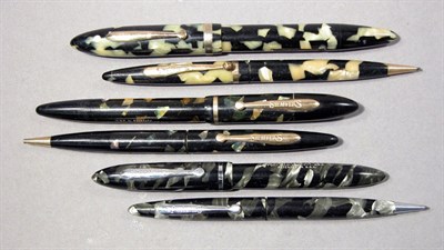 Lot 2316 - Three Sheaffer Combination Fountain Pen and...