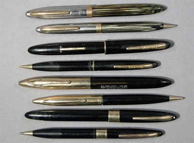 Lot 2242 - Four Assorted Sheaffer Fountain Pen and Pencil...