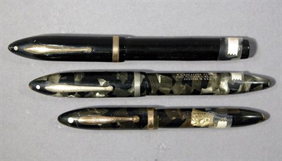 Lot 2241 - Three Sheaffer Fountain Pens Including an...