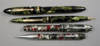 Lot 2239 - Two Sheaffer Combination Fountain Pen and...