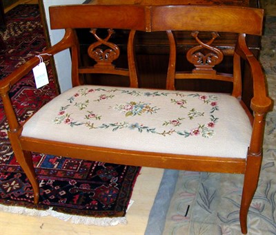 Lot 1131 - Neoclassical Style Needlepoint Upholstered...