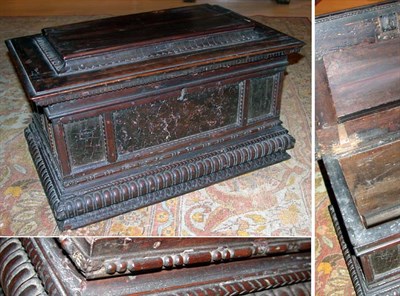 Lot 4284 - Italian Renaissance Walnut Box The rectangular...