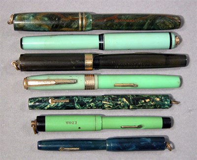 Lot 2260 - Seven Assorted Lady's Fountain Pens