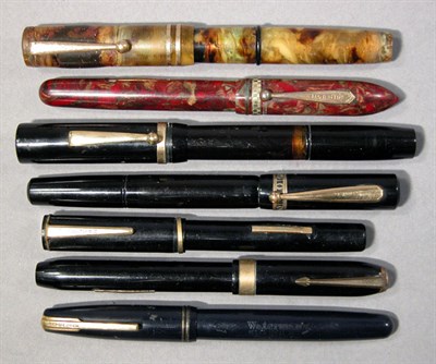 Lot 2255 - Seven Assorted Fountain Pens
