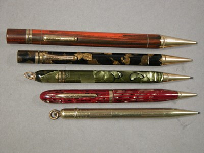 Lot 2254 - Five Assorted Pencils Including Conklin, etc.