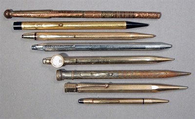 Lot 2250 - Eight Assorted Pens and Pencils