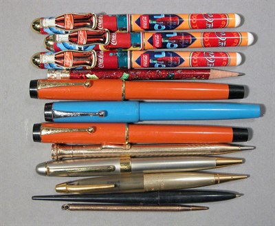 Lot 2246 - Twelve Assorted Pens and Pencils Various...