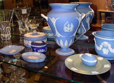 Lot 1171 - Eight Wedgwood Jasperware Articles Including a...