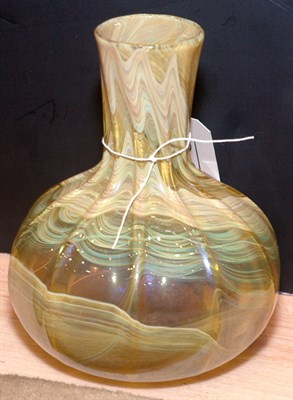 Lot 2689 - American Internally Decorated Art Glass Vase...