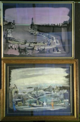 Lot 1047 - Verner 20th Century STAGE DESIGNS: TWO Each...