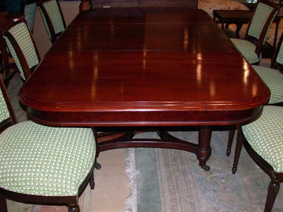 Lot 2521 - Georgian Style Mahogany Extension Dining Table...