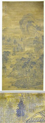 Lot 4224 - Chinese Landscape Painting 18th Century Ink on...