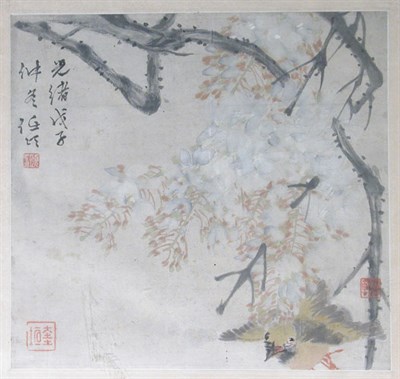 Lot 4210 - Chinese Album Leaf Painting Attributed to...