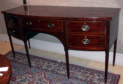 Lot 2608 - Georgian Style Inlaid Mahogany Sideboard...