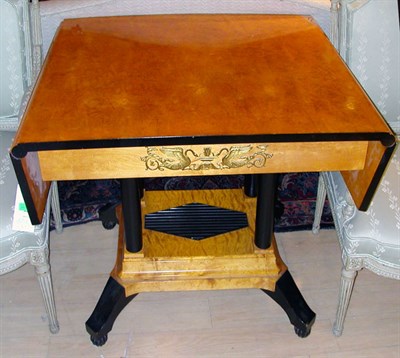 Lot 1401 - Biedermeier Style Fruitwood Sofa Table