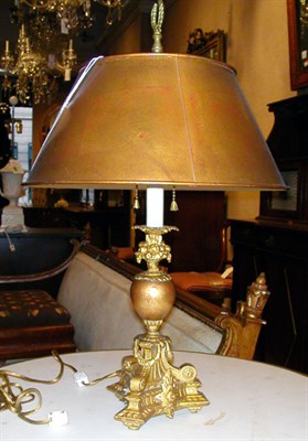 Lot 1392 - Neocalssical Style Gilt-Bronze Lamp