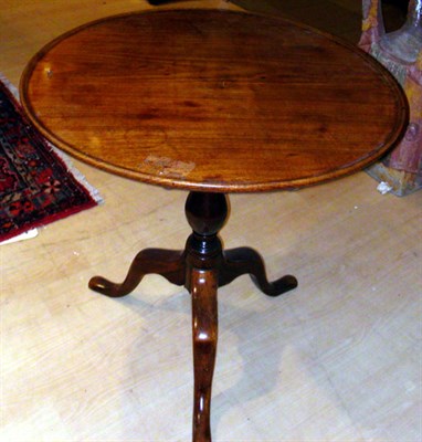 Lot 1100 - Georgian Style Mahogany Circular Table On a...
