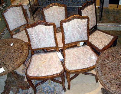 Lot 175 - Group of Five Louis XV Style Mahogany Side...