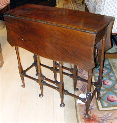 Lot 1385 - Gerogian Style Mahogany Spider Leg Drop-Leaf...