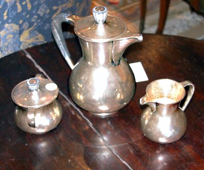 Lot 1286 - Gorham Sterling Silver Three-Piece Coffee...