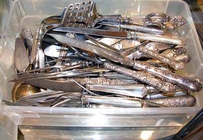 Lot 1293 - Miscellaneous Group of Sterling Silver Handled...