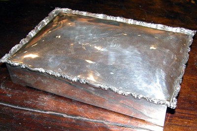 Lot 1295 - Mexican Silver Box Approximately 28 ounces.