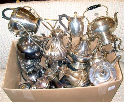 Lot 1301 - Miscellaneous Group of Silver Plated Dishes