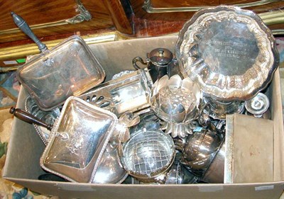 Lot 1302 - Miscellaneous Group of Silver Plated Dishes