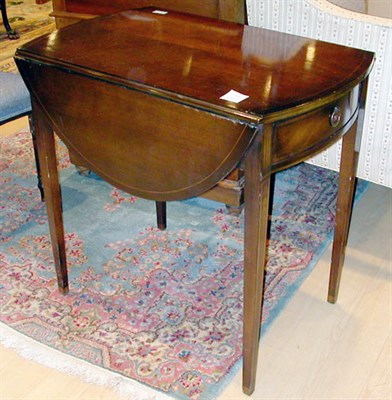 Lot 1313 - Georgian Style Mahogany Pembroke Table Height...