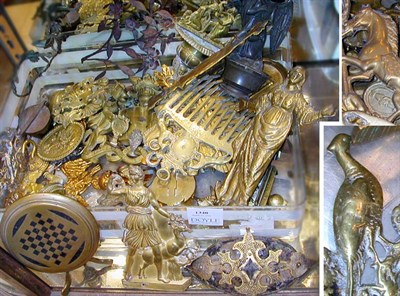 Lot 1340 - Miscellaneous Group of Brass and Gilt-Metal...