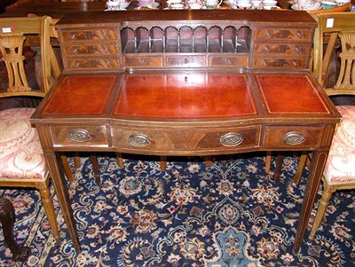 Lot 1234 - Georgian Style Mahogany Writing Desk Height 38...