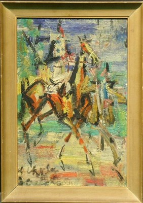 Lot 2019 - Gen Paul French, 1895-1975 HORSE AND RIDER...
