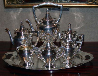 Lot 2602 - Alvin Sterling Silver Coffee and Tea Service...